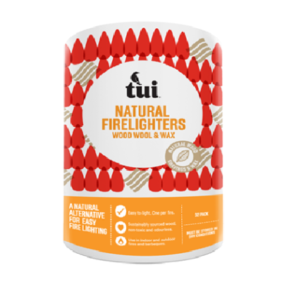 Tui natural firelighters